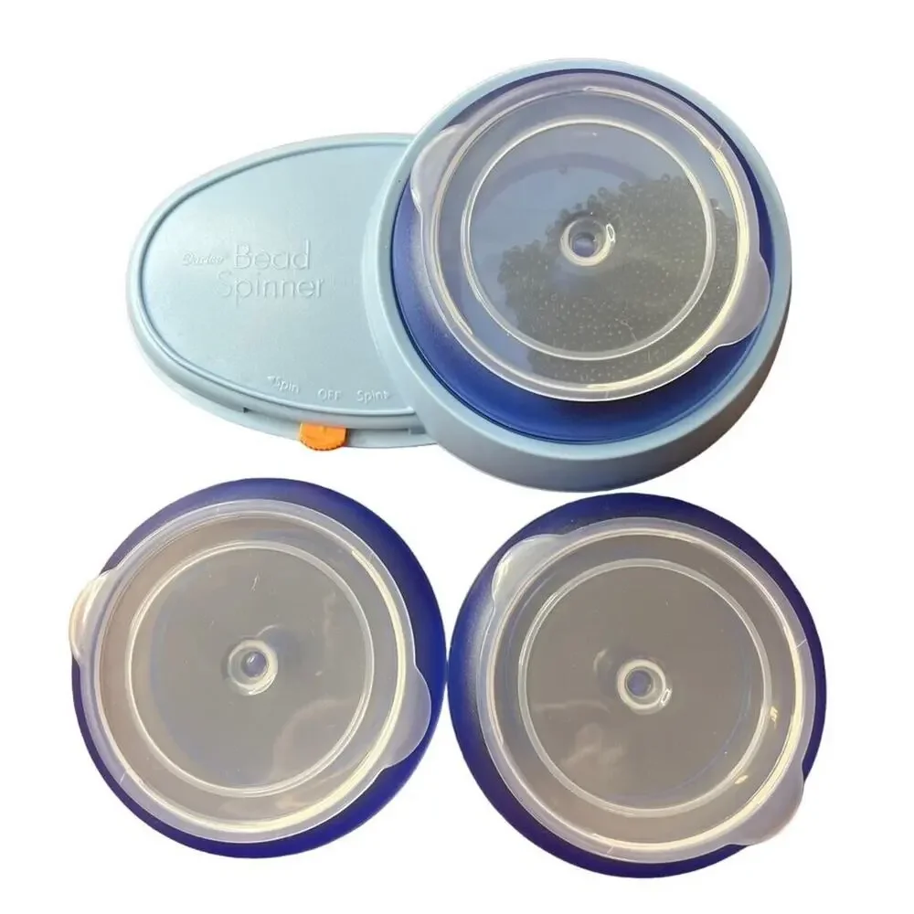 Darice Battery Powered Bead Spinner Jewelry Making Tool w 3 Bowls & Instructions